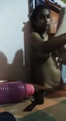 Young Indian Girl Stripping And Showing Her Boobs - Thumbnail 1