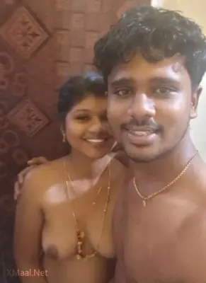 Newly Married South Indian Couple Nude Photos - Thumbnail 4